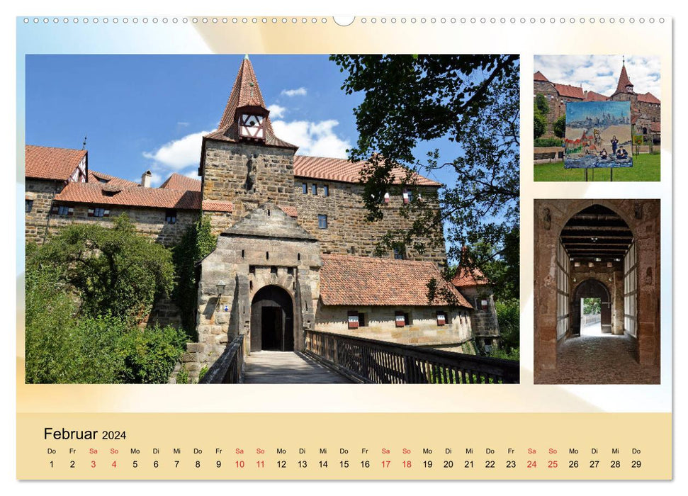 Run on the Pegnitz is colorful (CALVENDO wall calendar 2024) 