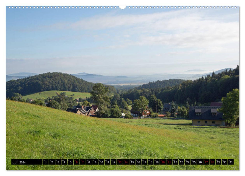 The Zittau Mountains - (CALVENDO Premium Wall Calendar 2024) 