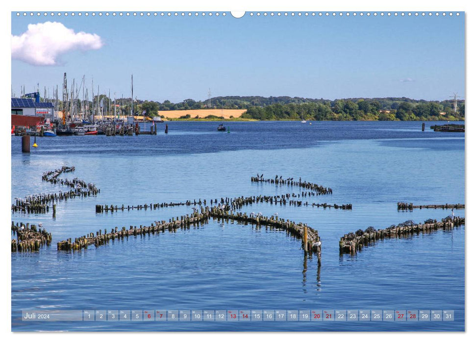 Impressions of the Schlei - Germany's only fjord (CALVENDO Premium Wall Calendar 2024) 