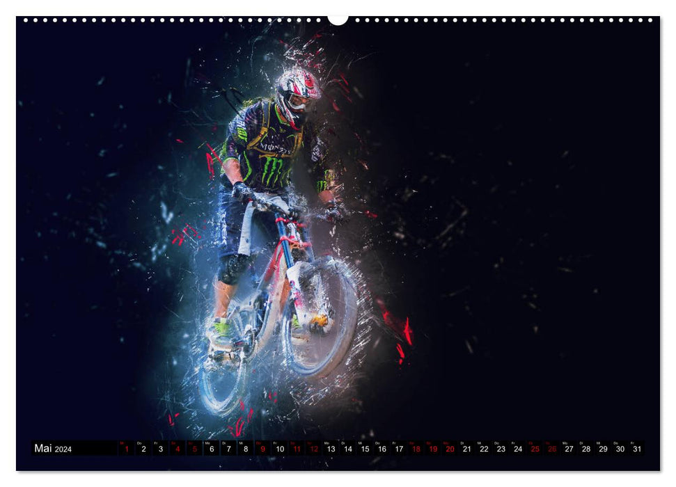 Downhill Explosion (CALVENDO Premium Wall Calendar 2024) 