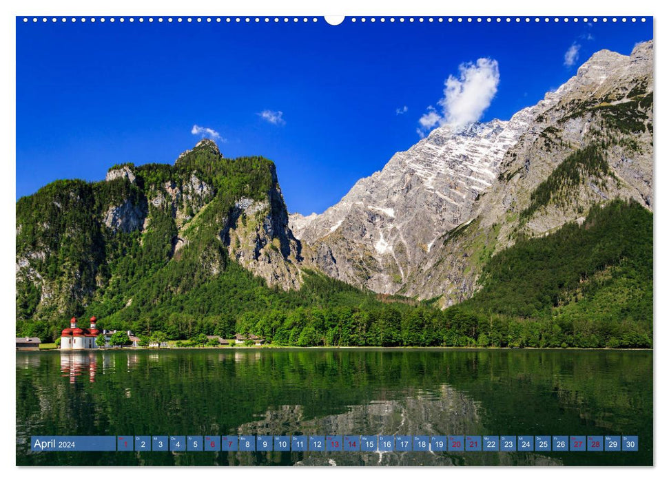 On the road in Berchtesgadener Land 2024 (CALVENDO Premium Wall Calendar 2024) 