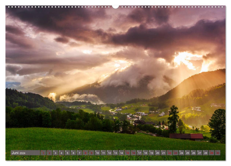 On the road in Berchtesgadener Land 2024 (CALVENDO Premium Wall Calendar 2024) 