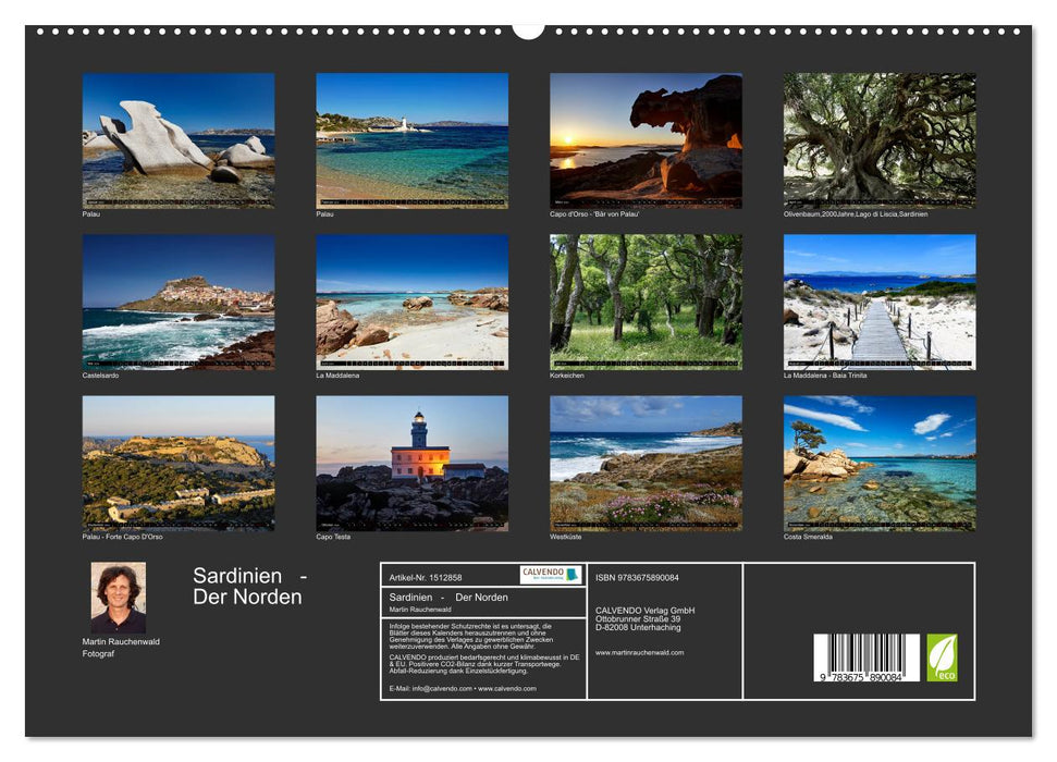 Sardinien - Der Norden (CALVENDO Premium Wandkalender 2024)