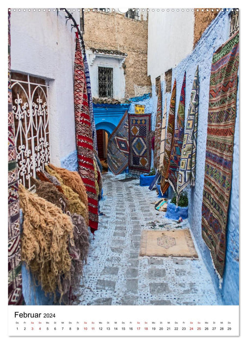 Marokko - Chefchaouen (CALVENDO Premium Wandkalender 2024)