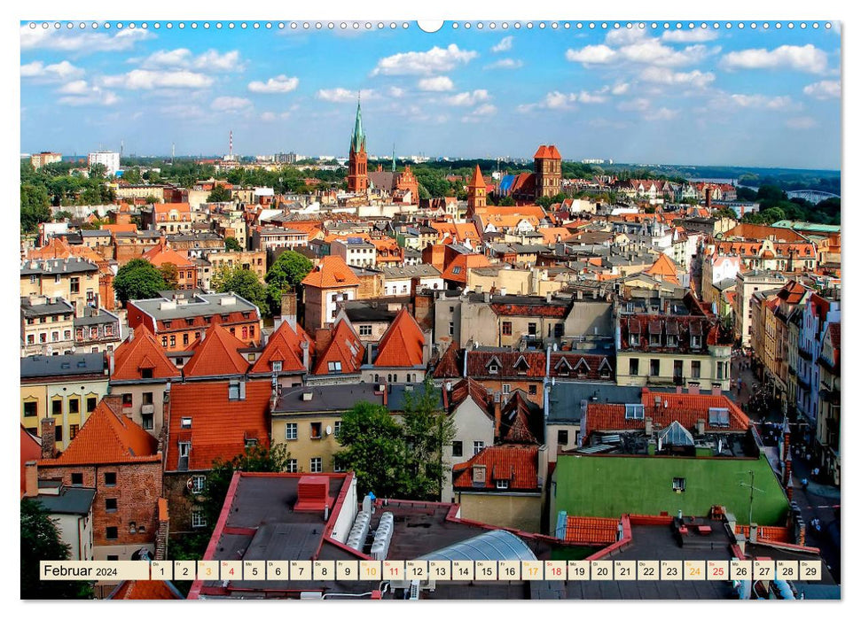 Reise durch Polen – Städte (CALVENDO Premium Wandkalender 2024)