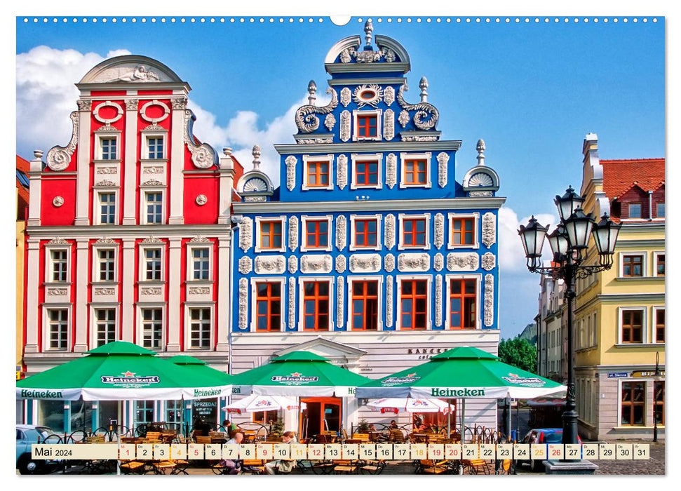 Travel through Poland – Cities (CALVENDO Premium Wall Calendar 2024) 