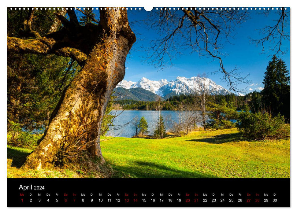 Bayerische Landschaften (CALVENDO Premium Wandkalender 2024)