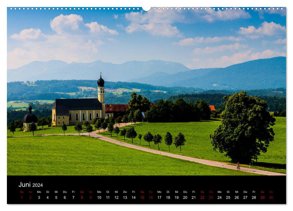 Bavarian Landscapes (CALVENDO Premium Wall Calendar 2024) 