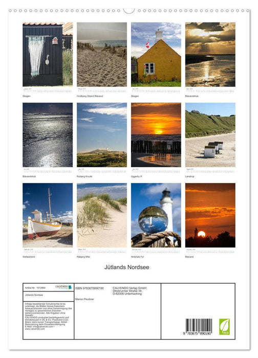 Jütlands Nordsee (CALVENDO Premium Wandkalender 2024)