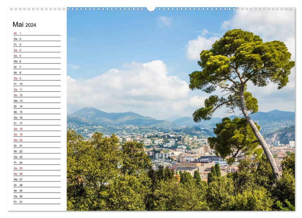 NIZZA Idyllic Impressions (CALVENDO Premium Wall Calendar 2024) 