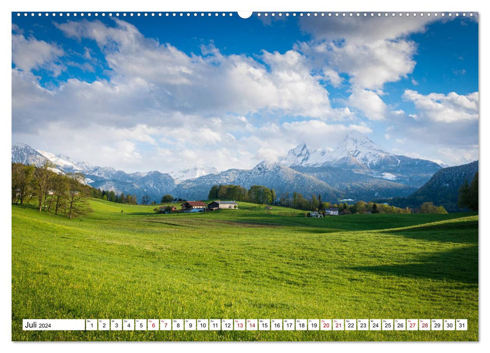 Picturesque Berchtesgadener Land (CALVENDO Premium Wall Calendar 2024) 