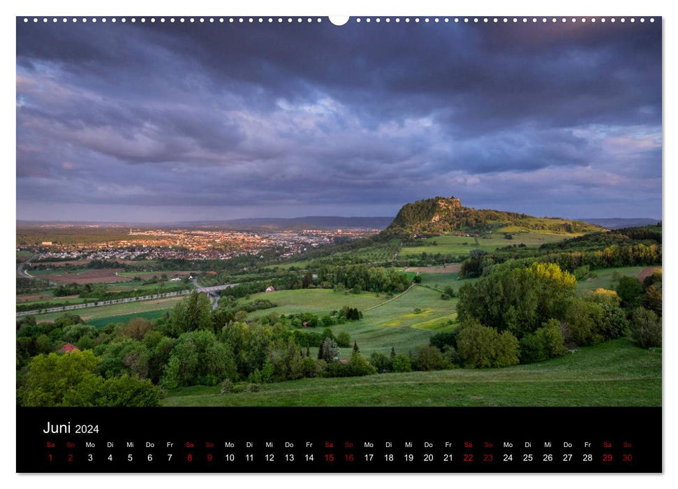 The Hegau - hiking paradise on western Lake Constance (CALVENDO Premium Wall Calendar 2024) 