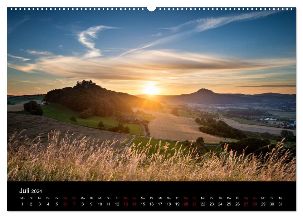 The Hegau - hiking paradise on western Lake Constance (CALVENDO Premium Wall Calendar 2024) 