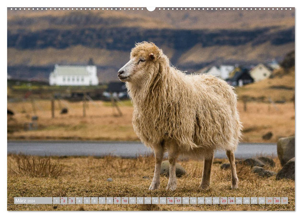 Traumlandschaft im Nordatlantik. Färöer Inseln (CALVENDO Premium Wandkalender 2024)