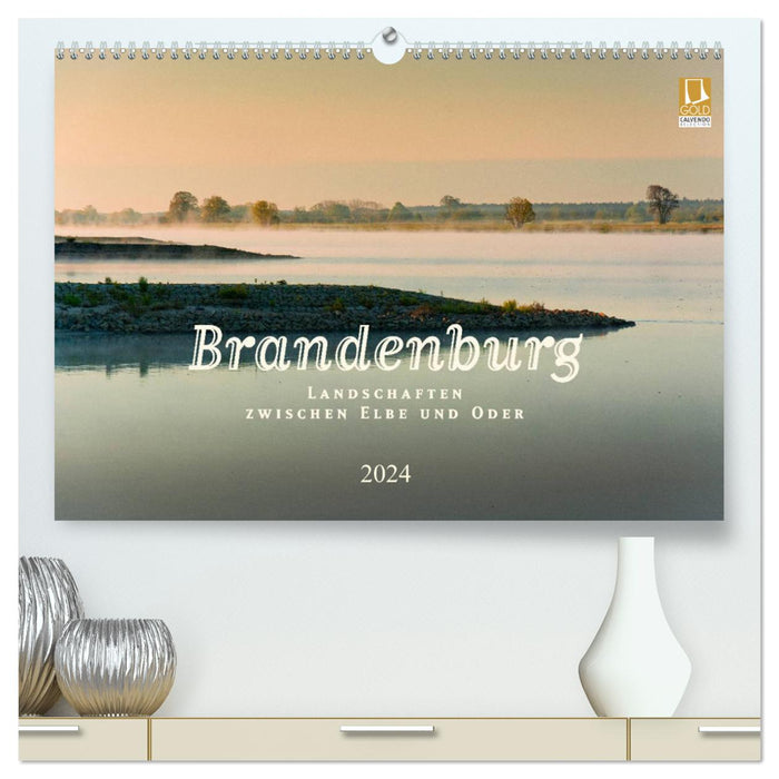 Brandenburg - Landschaften zwischen Elbe und Oder (CALVENDO Premium Wandkalender 2024)