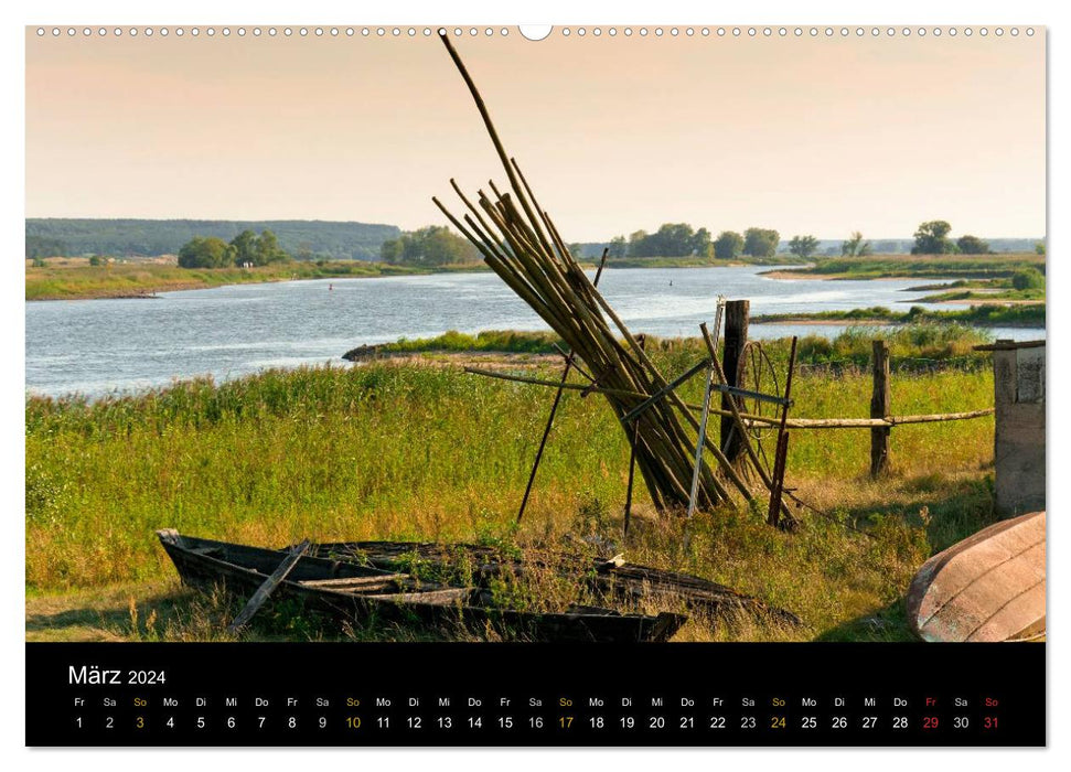Brandenburg - Landscapes between the Elbe and Oder (CALVENDO Premium Wall Calendar 2024) 