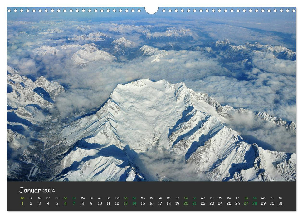 Pilot's-eye view - Die Welt von oben (CALVENDO Wandkalender 2024)