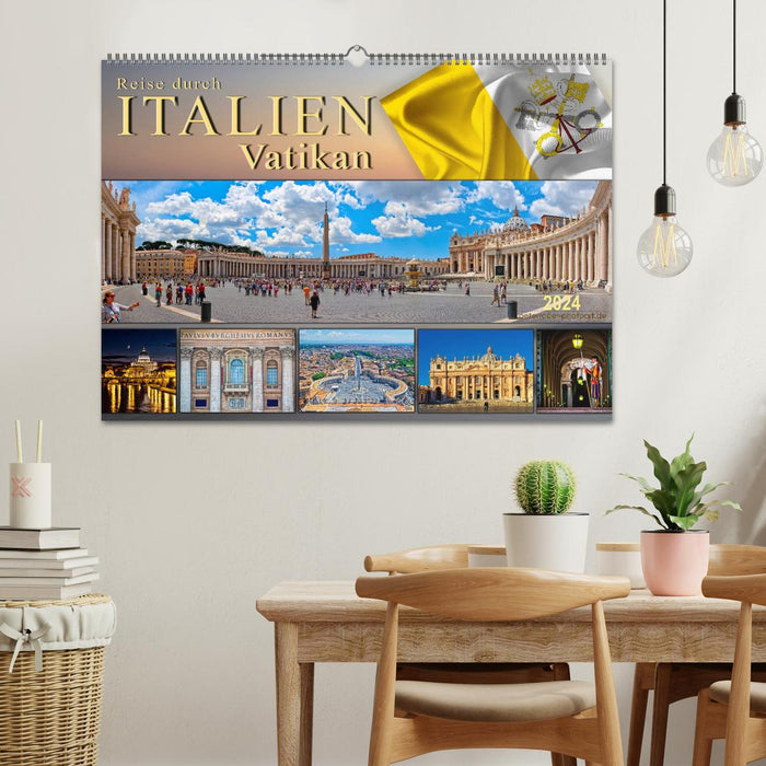 Travel through Italy Vatican (CALVENDO wall calendar 2024) 