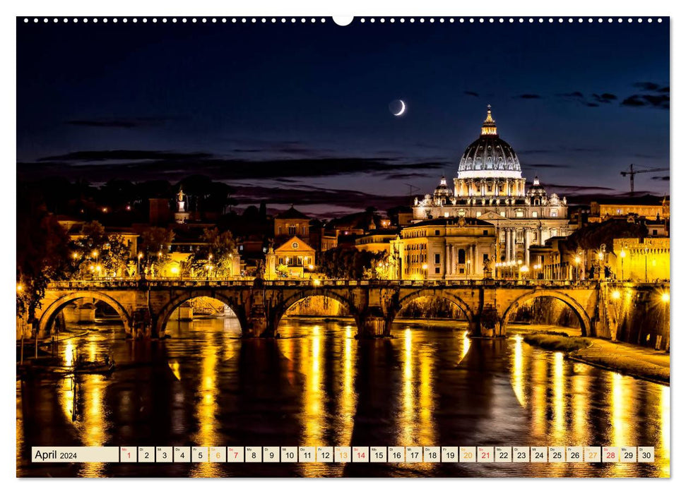 Travel through Italy Vatican (CALVENDO wall calendar 2024) 