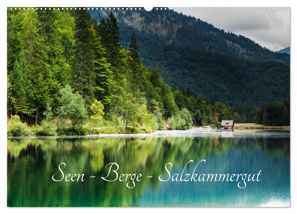 Seen - Berge - Salzkammergut (CALVENDO Wandkalender 2024)