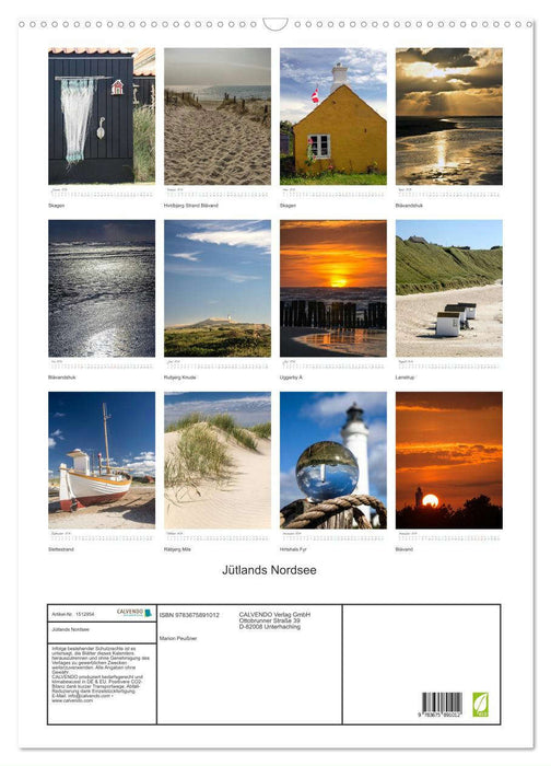 Jütlands Nordsee (CALVENDO Wandkalender 2024)