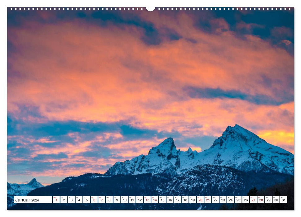 Malerisches Berchtesgadener Land (CALVENDO Wandkalender 2024)