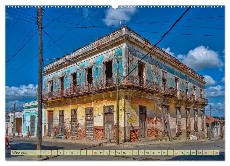 Die großen Antillen - Kuba (CALVENDO Wandkalender 2024)