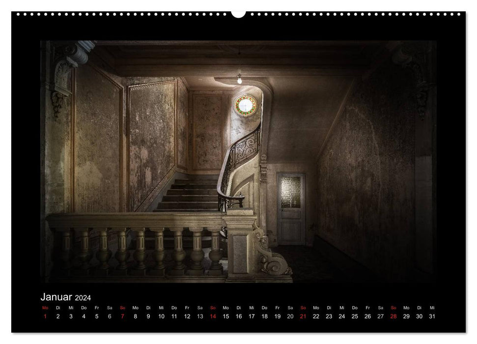 Lost Places - abandoned places of past glory (CALVENDO wall calendar 2024) 