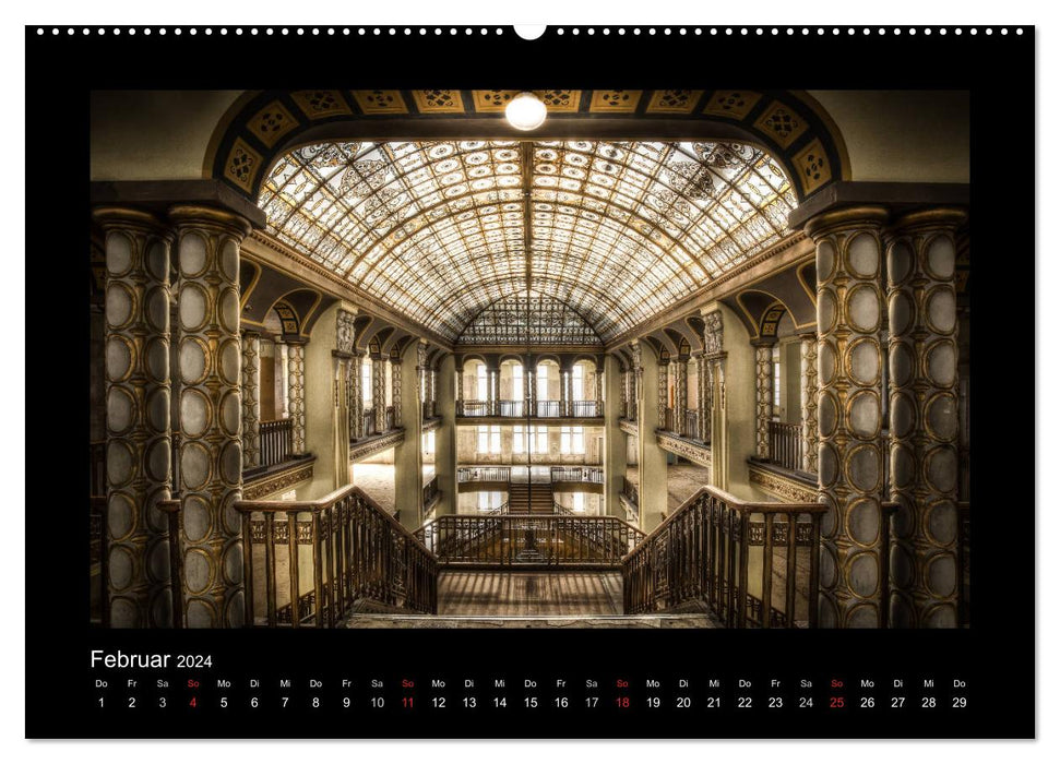 Lost Places - abandoned places of past glory (CALVENDO wall calendar 2024) 