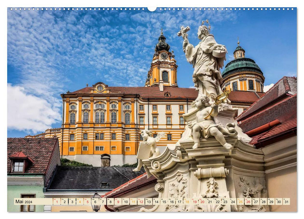 European monasteries - eternal beauties (CALVENDO Premium Wall Calendar 2024) 