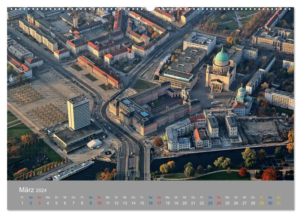 Potsdam from above (CALVENDO Premium Wall Calendar 2024) 