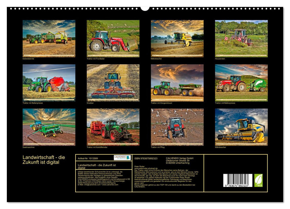 Landwirtschaft - die Zukunft ist digital (CALVENDO Premium Wandkalender 2024)