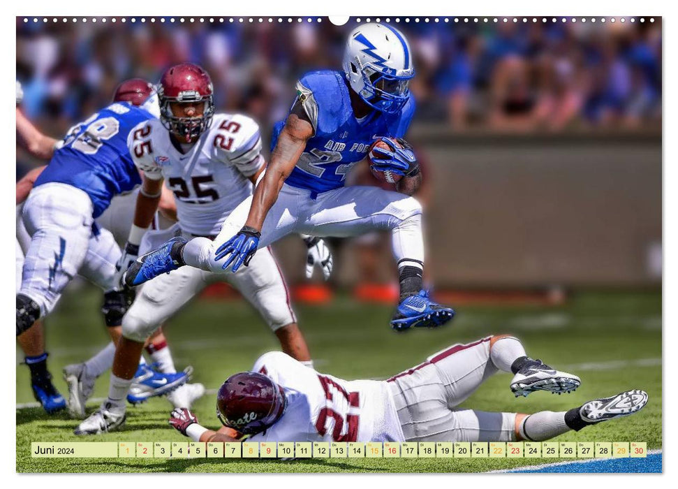 American Football - Taktik und Athletik (CALVENDO Premium Wandkalender 2024)