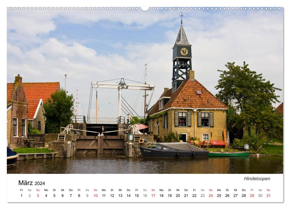 Friesland - Fryslan (CALVENDO Premium Wandkalender 2024)