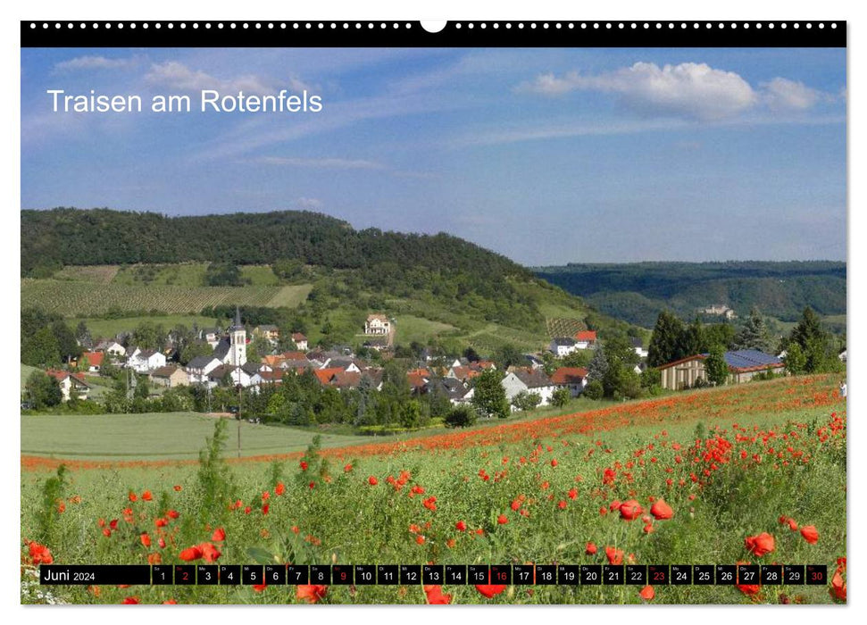 Bad Kreuznach - Kurstadt im Panorama (CALVENDO Premium Wandkalender 2024)