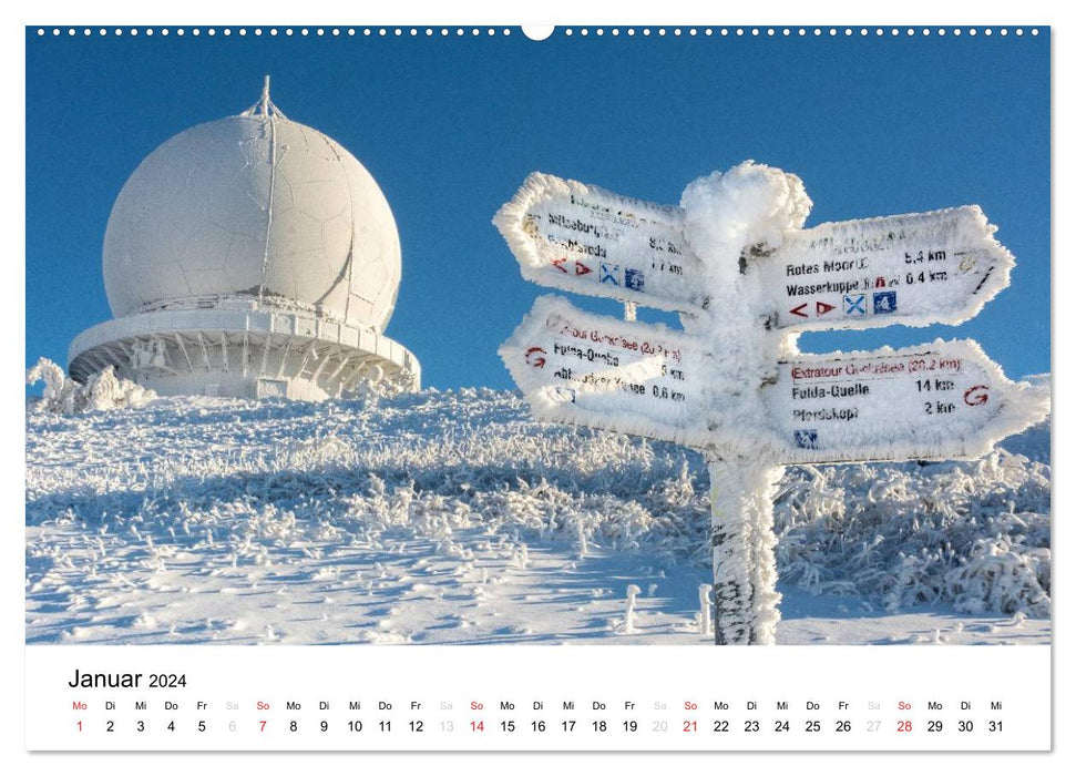 Naturerlebnis im Biosphärenreservat Rhön (CALVENDO Wandkalender 2024)