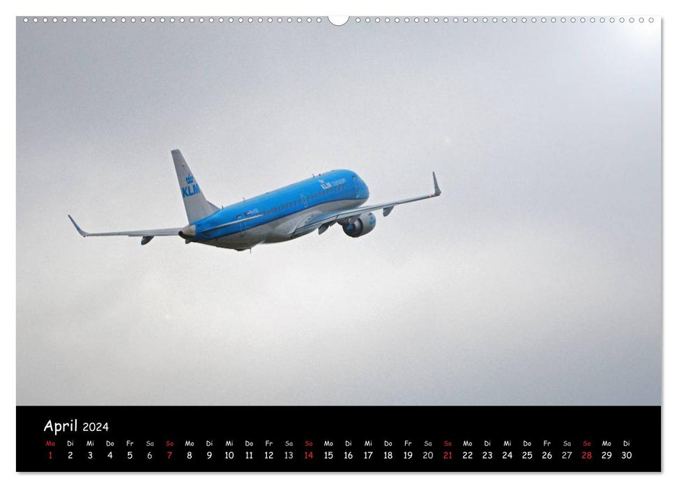 Airliner im Fokus 2024 (CALVENDO Wandkalender 2024)