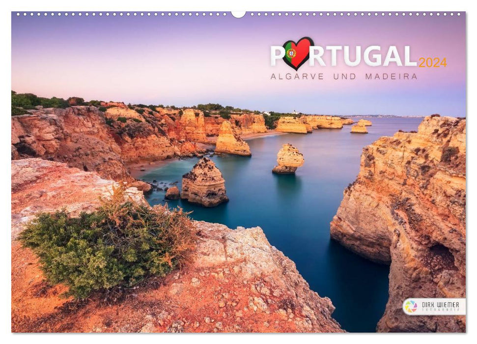 Portugal - Algarve und Madeira (CALVENDO Wandkalender 2024)