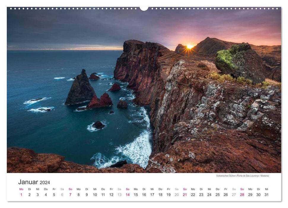 Portugal - Algarve und Madeira (CALVENDO Wandkalender 2024)