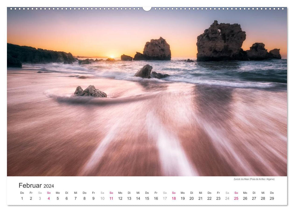 Portugal - Algarve und Madeira (CALVENDO Wandkalender 2024)