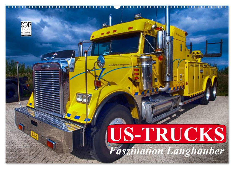 US-Trucks. Faszination Langhauber (CALVENDO Wandkalender 2024)