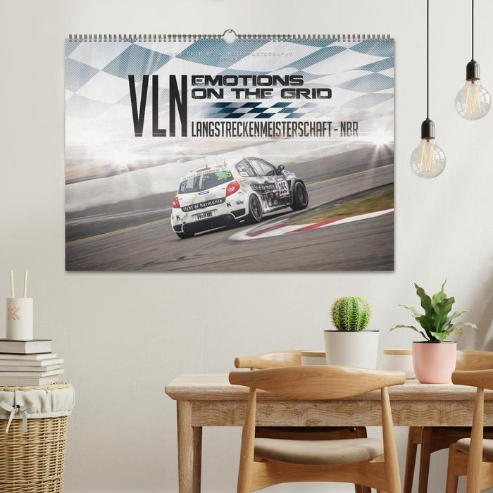 EMOTIONS ON THE GRID - VLN Langstreckenmeisterschaft Nürburgring (CALVENDO Wandkalender 2024)