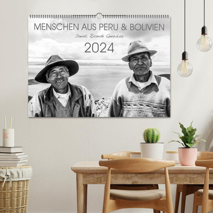 Menschen aus Peru und Bolivien (CALVENDO Wandkalender 2024)