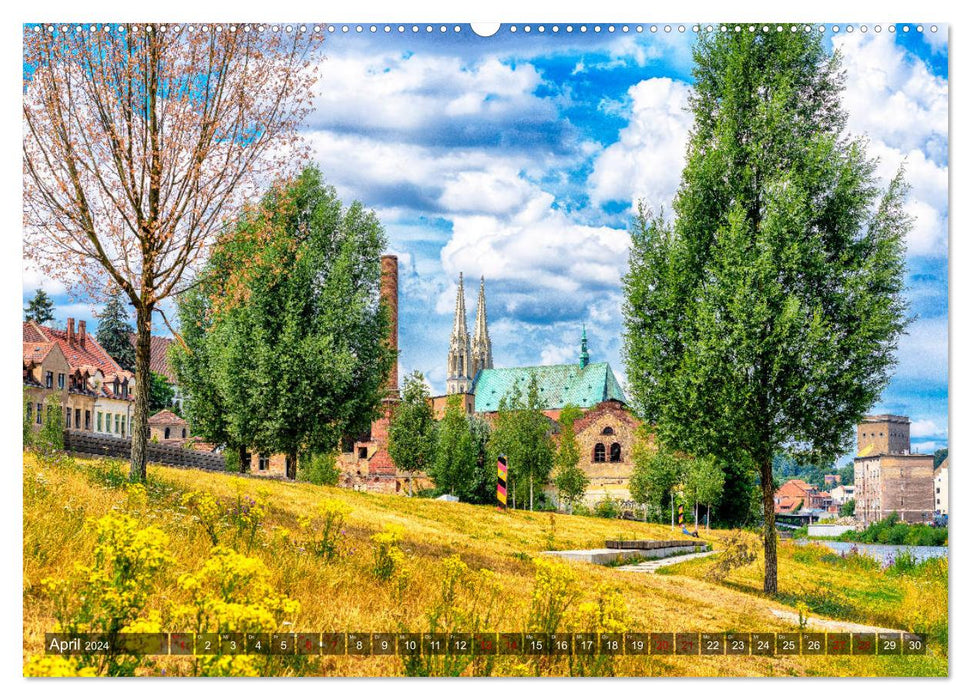 Görlitz - Fimstadt with charm (CALVENDO wall calendar 2024) 