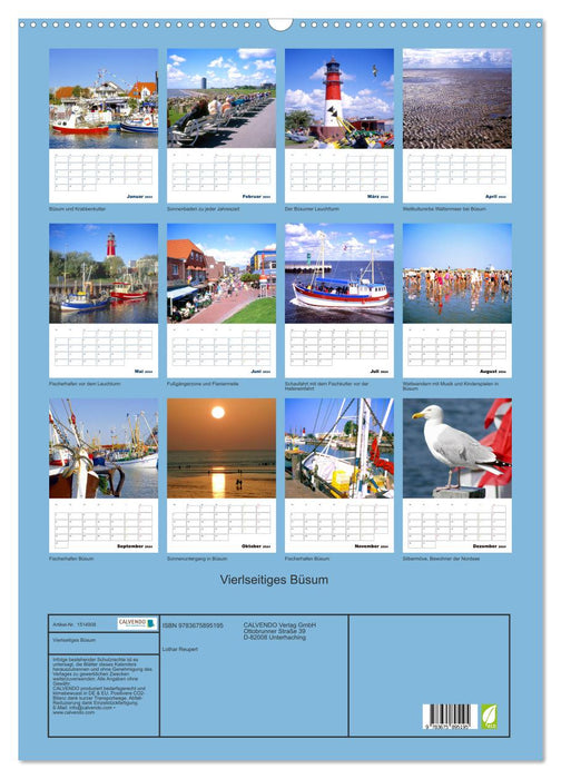 Versatile Büsum (CALVENDO wall calendar 2024) 