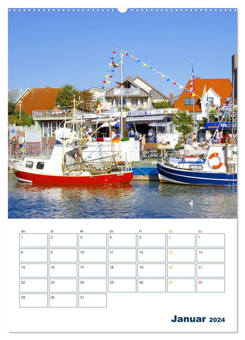 Vielseitiges Büsum (CALVENDO Wandkalender 2024)