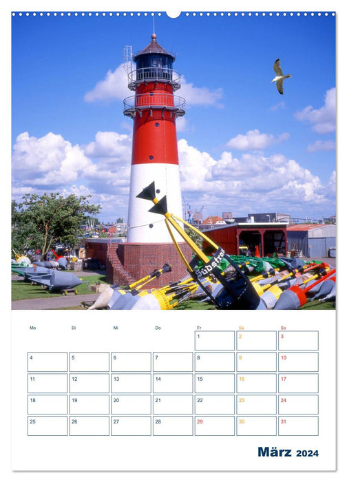 Vielseitiges Büsum (CALVENDO Wandkalender 2024)