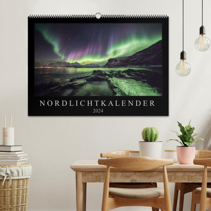 Northern Lights Calendar (CALVENDO Wall Calendar 2024) 