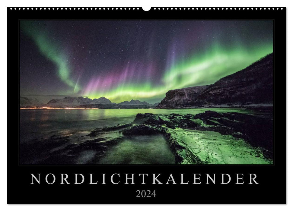 Nordlichtkalender (CALVENDO Wandkalender 2024)