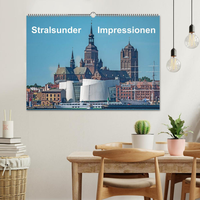 Impressions Stralsund (calendrier mural CALVENDO 2024) 